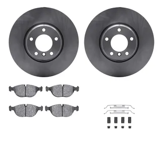 R1 Concepts WFWH1-31046 E- Line Series Brake Rotor W/ Ceramic Brake Pads & Hdw